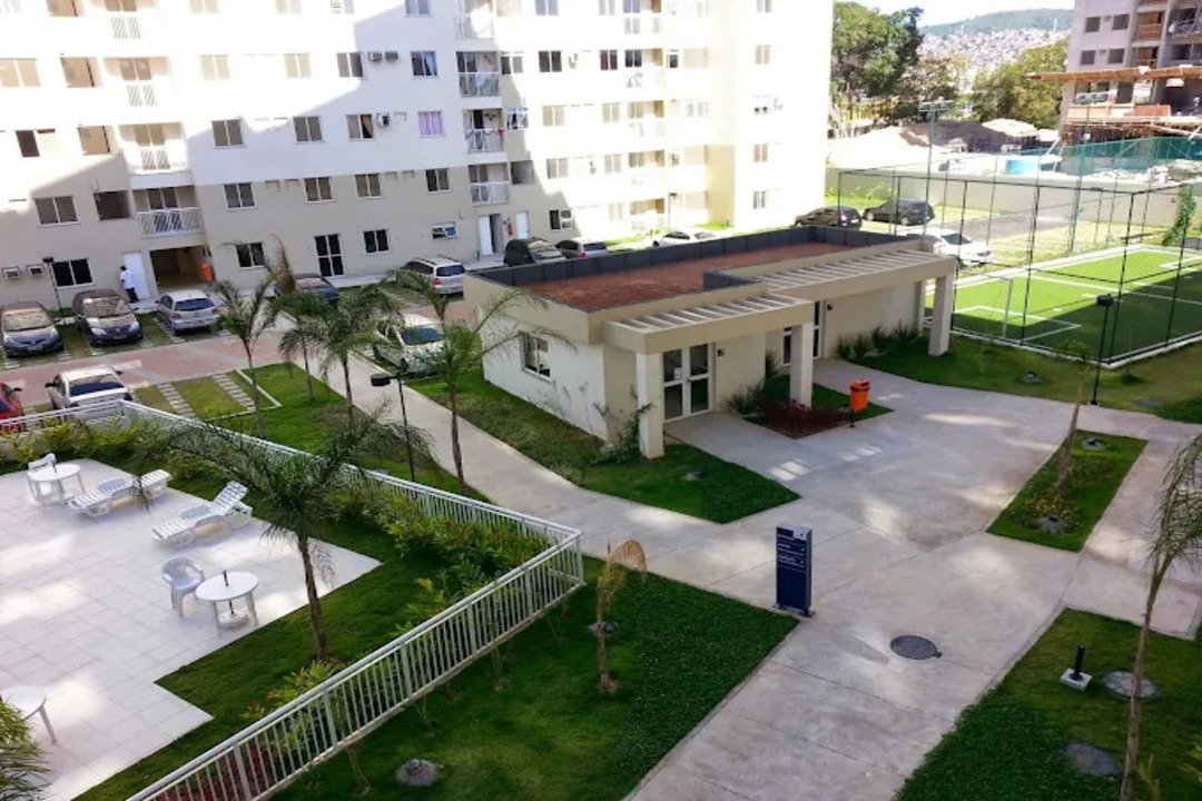 Vista da área comum do América Condomínio Clube