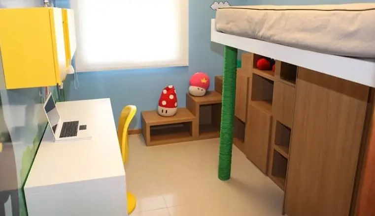Decorado: quarto do Barra Village Lakes