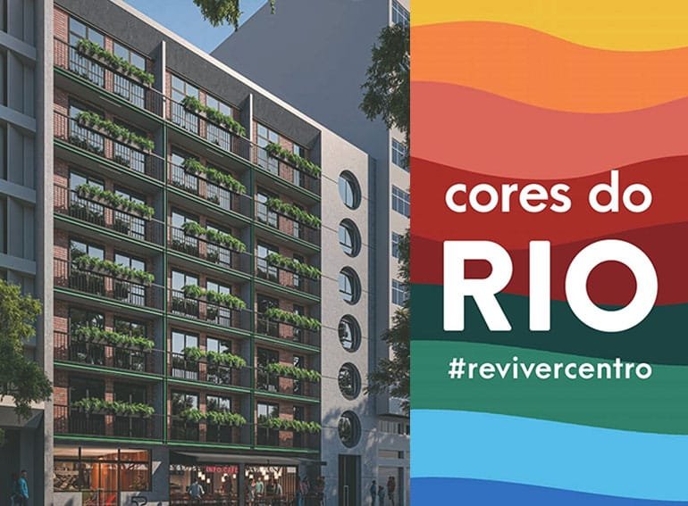 Fachada do Cores do Rio