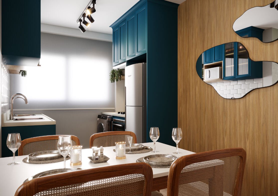 Cozinha decorada