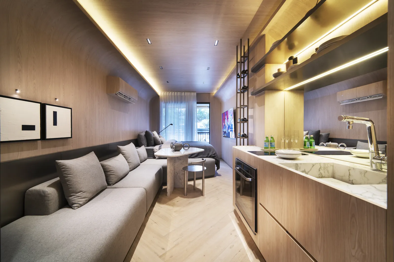 Studio no In The Park Cidade Jardim, 32,27 a 33,85 m²