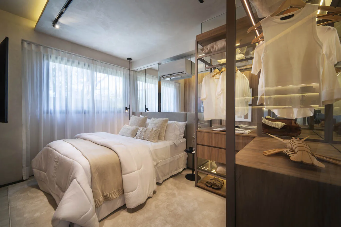 Studio ou sala e quarto no In The Park Cidade Jardim, decorado, imagem 15