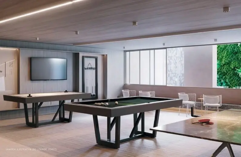 Lounge de jogos do IPA Studios Design