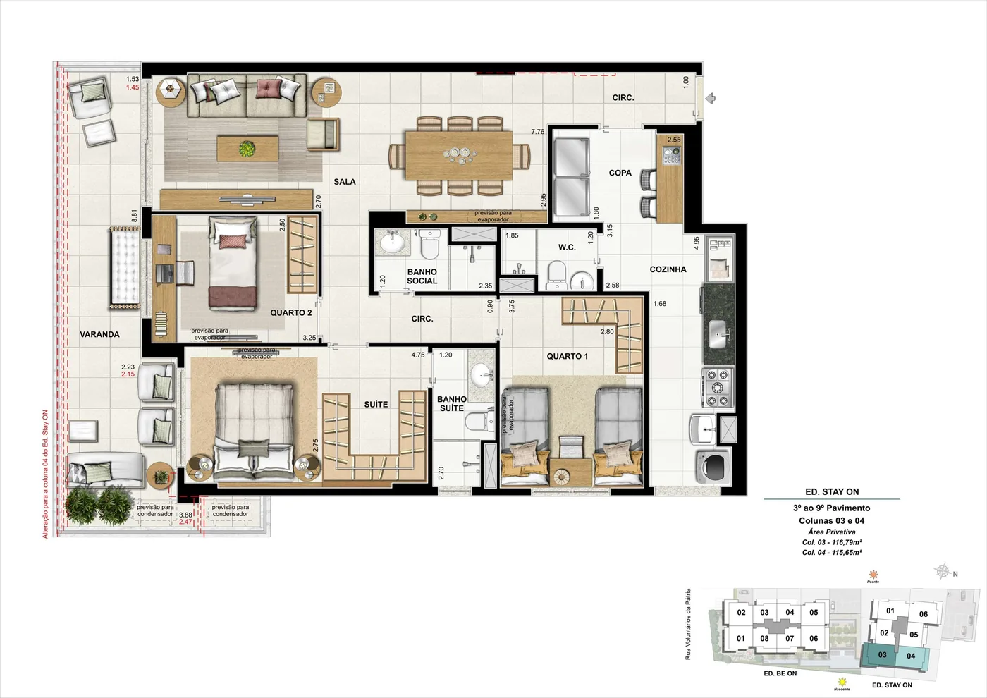 Bloco 2, apartamento 03