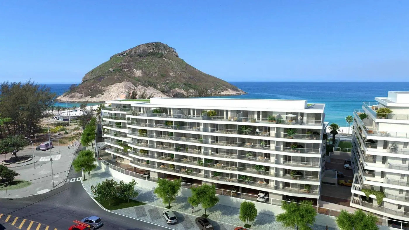 Fachada do On the Ocean, no Recreio