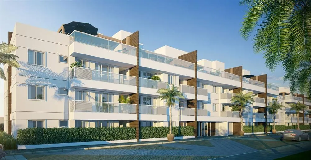 Fachada do Palms Recreio Style Residence