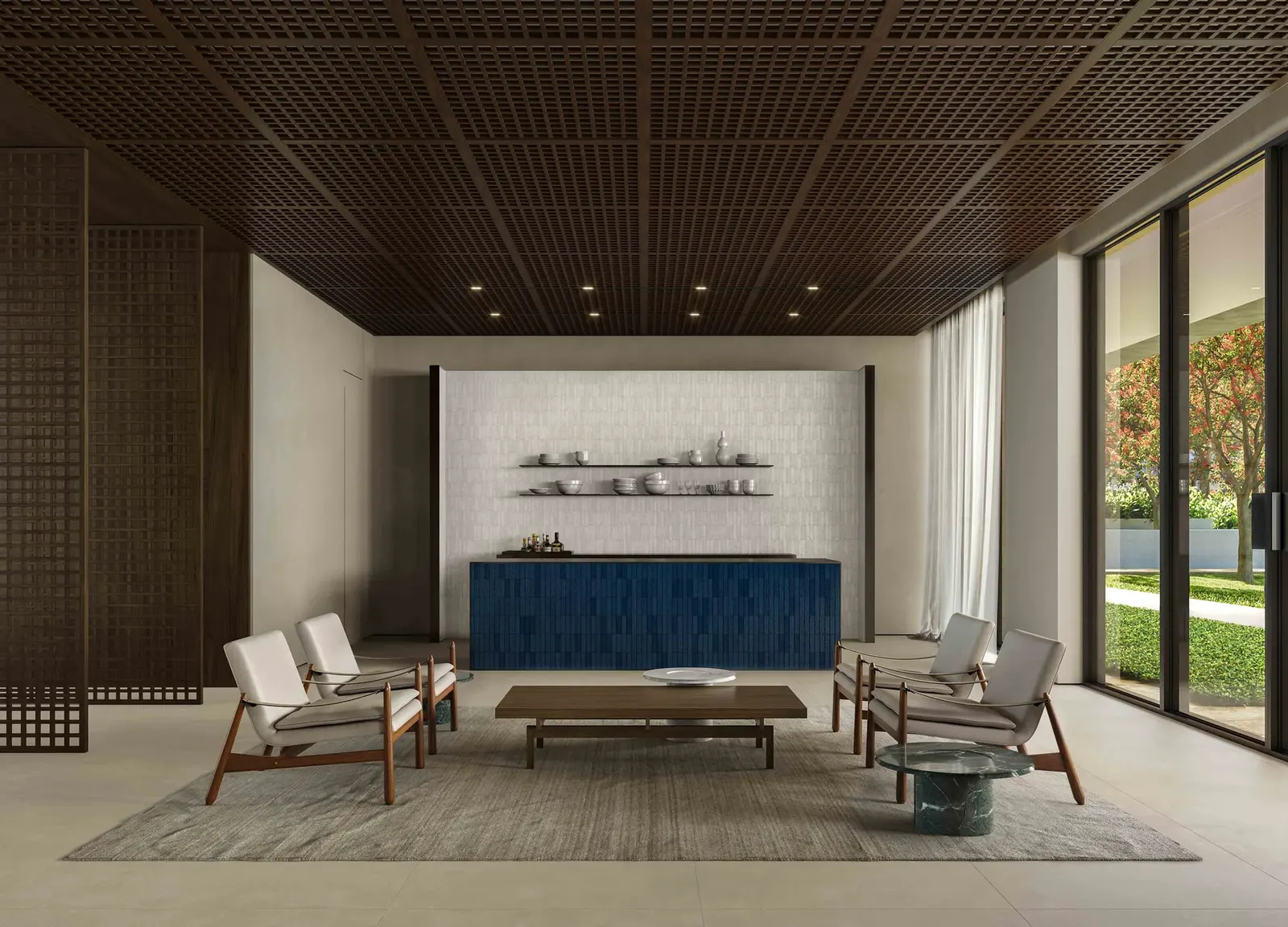 Ambiente interno assinado por Piero Lissoni