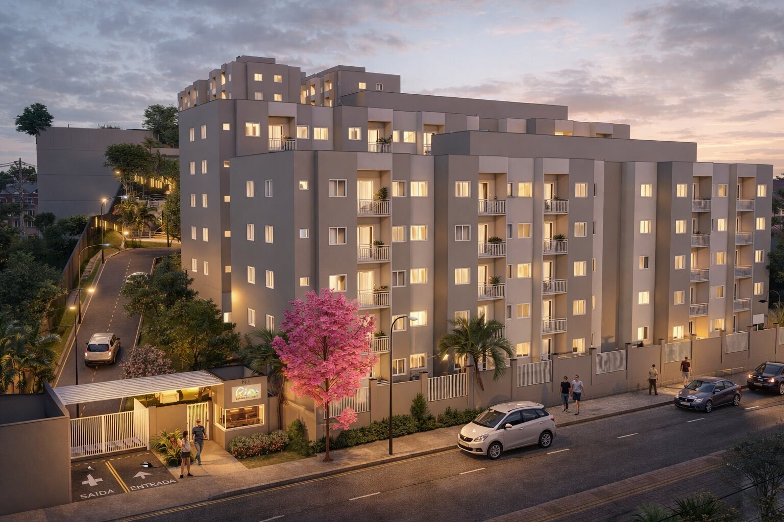 Área comum do complexo Rio+ Residencial Clube