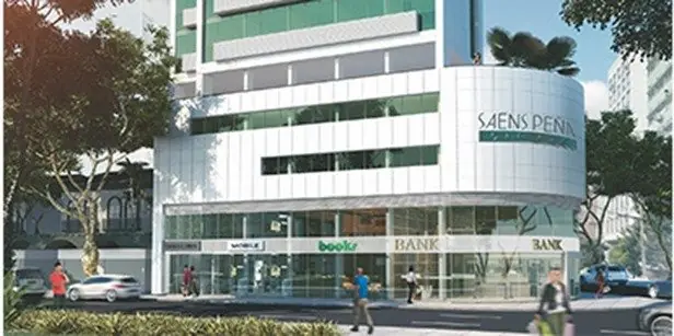Térreo com lojas do Saens Peña Offices