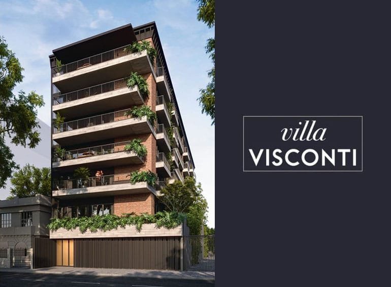 Fachada do Villa Visconti, em Botafogo