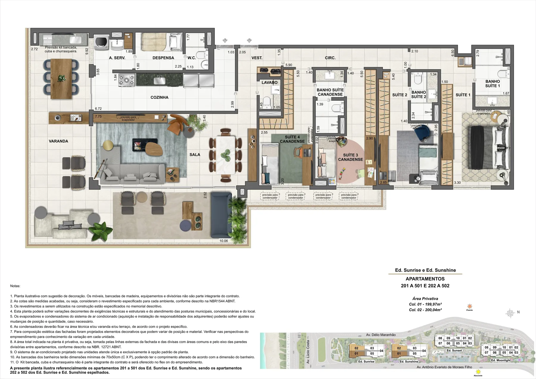 Planta do Wave by YOO: Planta 3