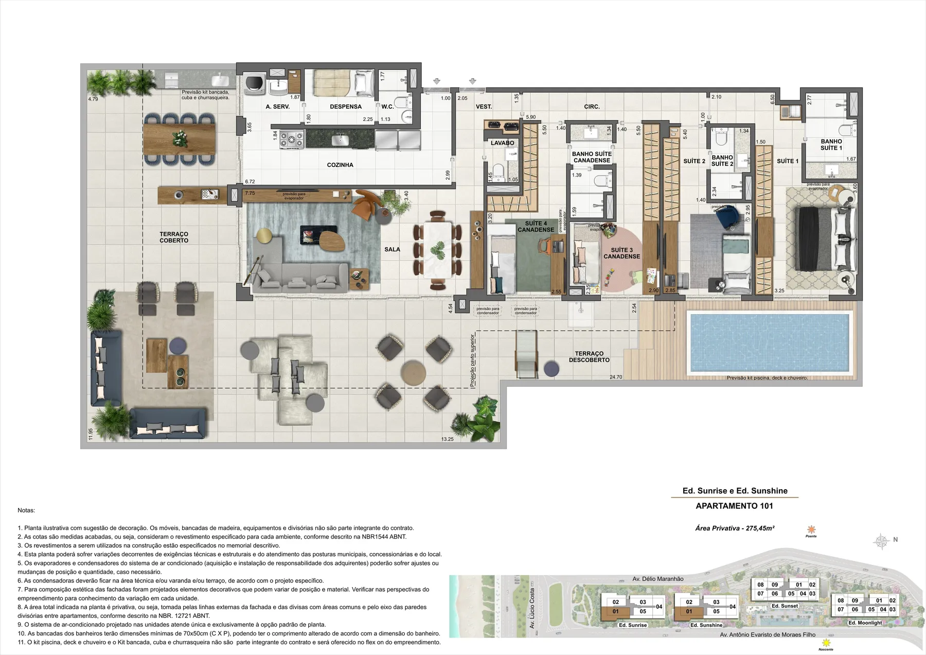 Planta do Wave by YOO: Planta 5