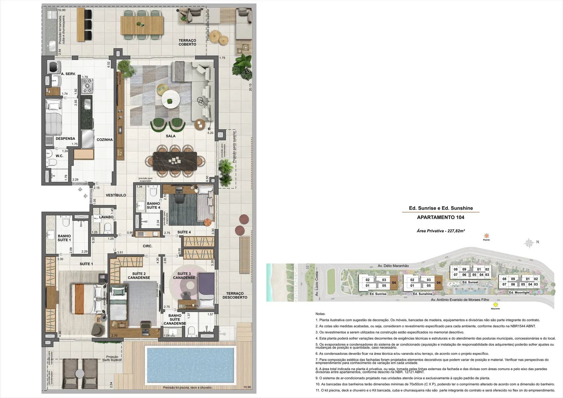 Planta do Wave by YOO: Planta 7