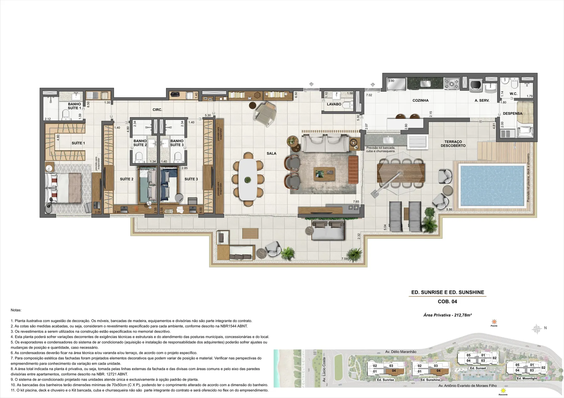 Planta do Wave by YOO: Planta 11