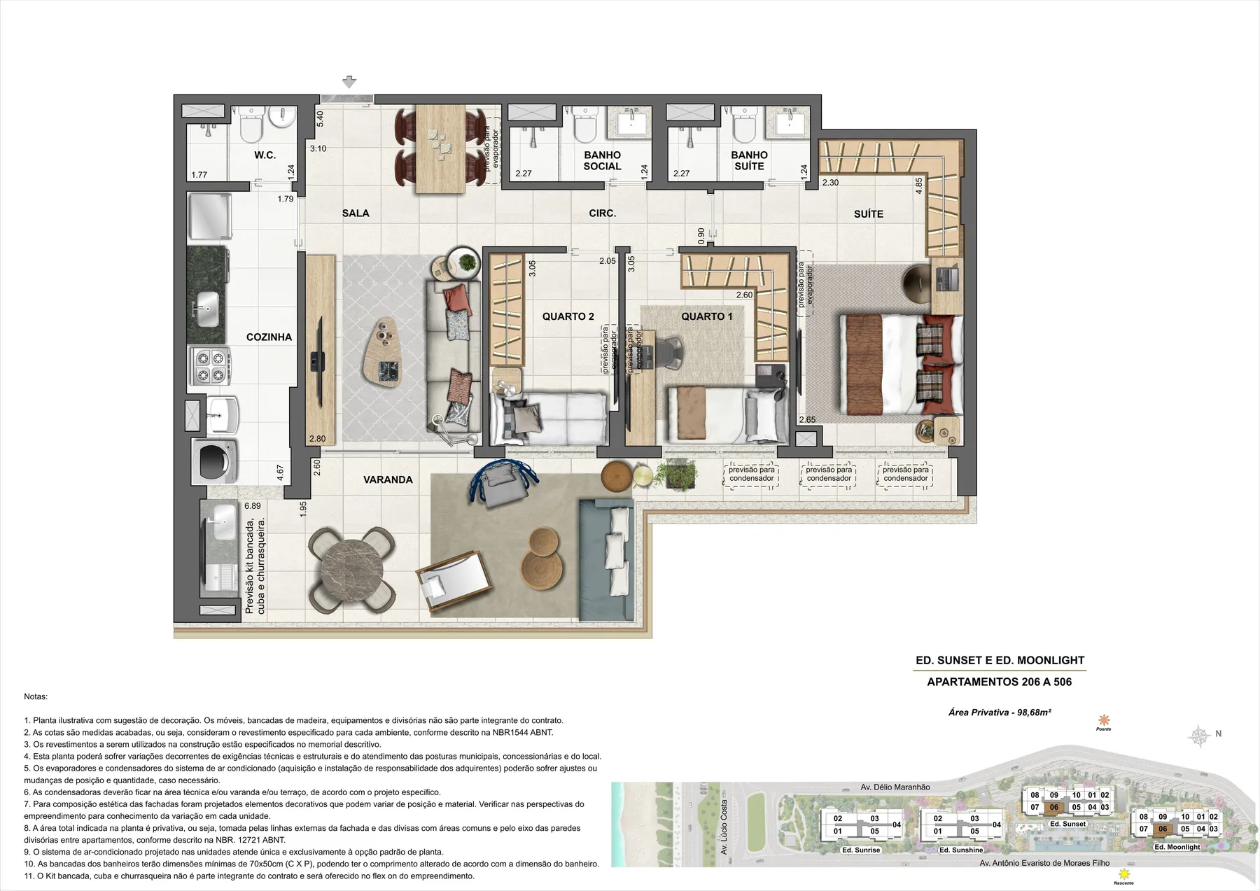 Planta do Wave by YOO: Planta 15