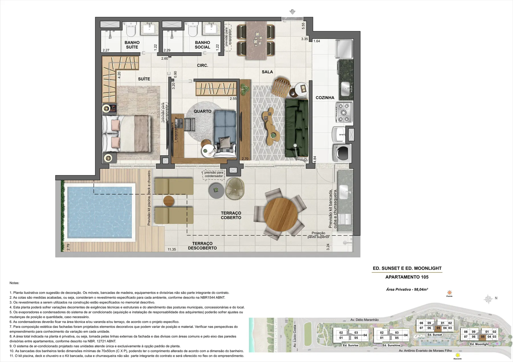 Planta do Wave by YOO: Planta 23